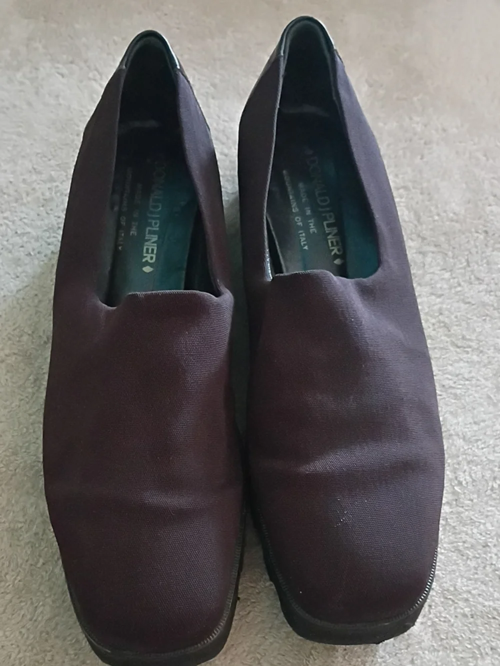 Donald J. Pliner Men's Lug Sole Slip-On Loafers in Deep Brown